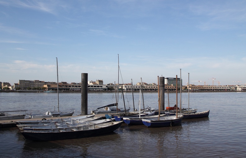 Quais de Bordeaux depuis la rive droite