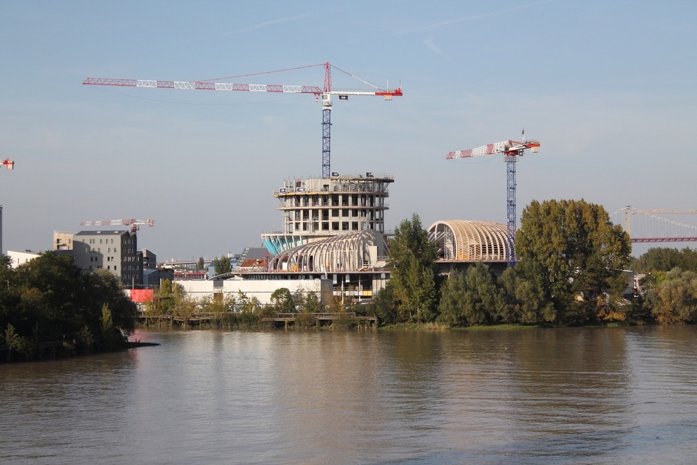 Cité du vin [sic] en construction 