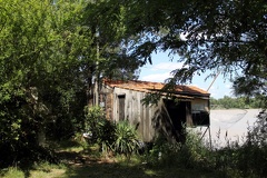 Cabane de pêche au carrelet (Garonne, Rives d'arcins)