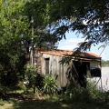 Cabane de pêche au carrelet (Garonne, Rives d'arcins)