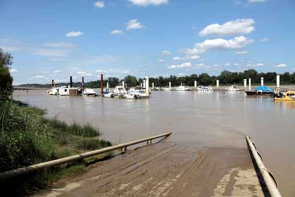 Ponton de mise à l'eau (Tartifume, Garonne)