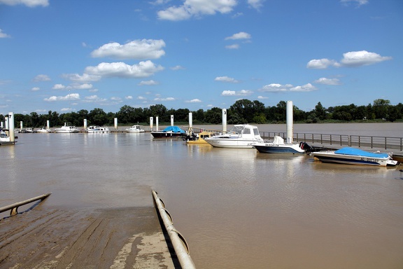 Ponton de mise à l'eau (Tartifume, Garonne)