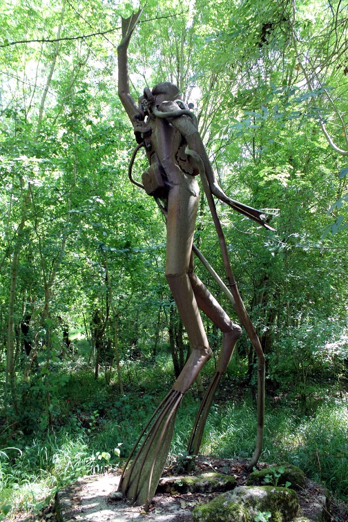 Sculpture de Michel Lecoeur (Rives d'arcins, Tartifume)
