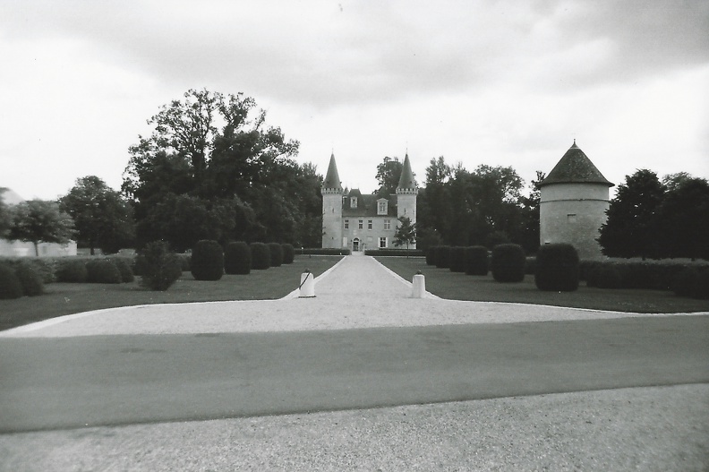 Chateau d'Agassac, Ludon-Médoc, N&B