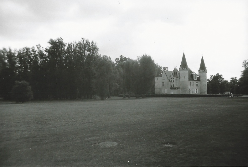 Chateau d'Agassac, Ludon-Médoc, N&B