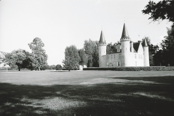 Chateau d'Agassac, Ludon-Médoc, N&B