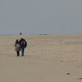 Vieux couple plage de la Pointe du Cap-Ferret